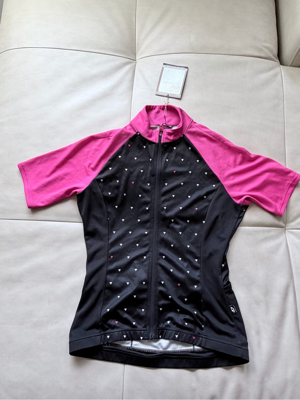 NWT Giro Women's Chrono Sport Pink Black Jersey Size S New